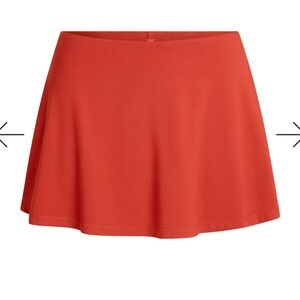 SKIMS Terra Red Mini Skort